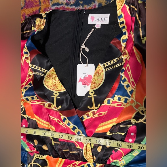 Multi-color long sleeve Dress - Picture 2 of 5